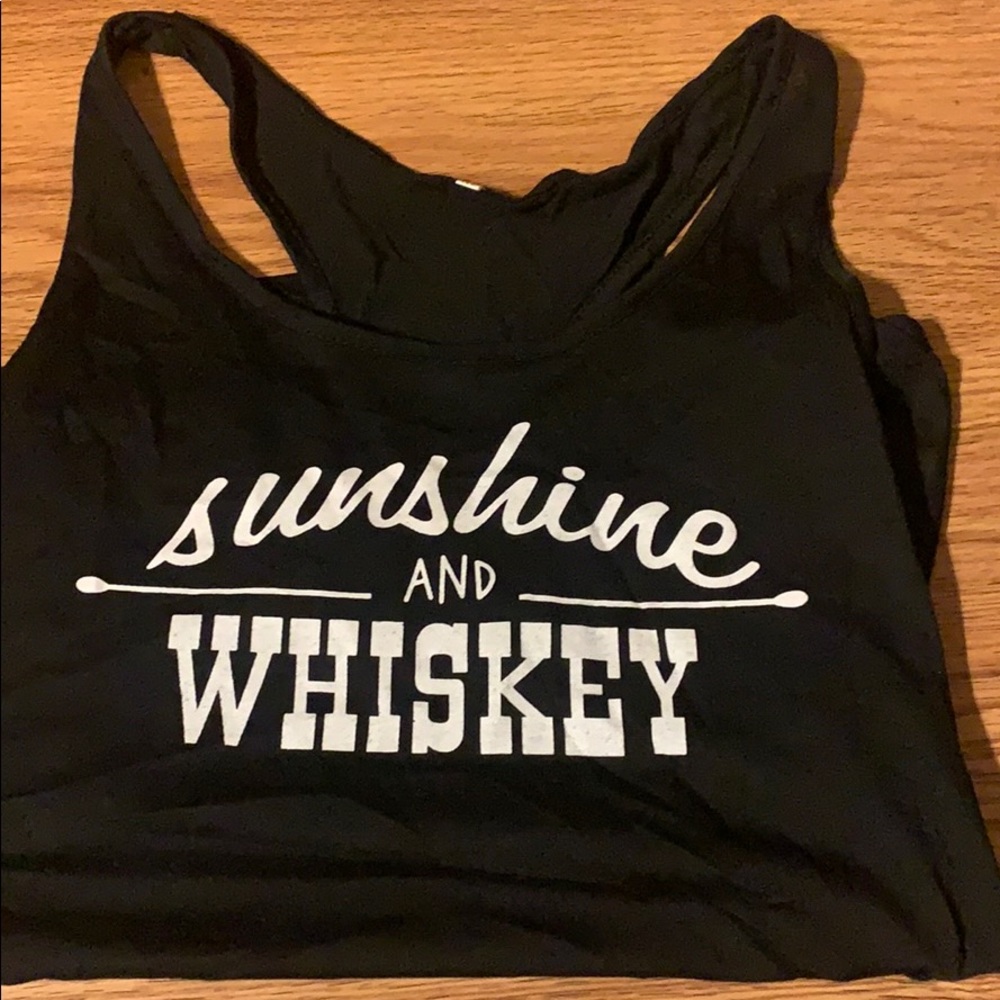 Sunshine and whiskey tank